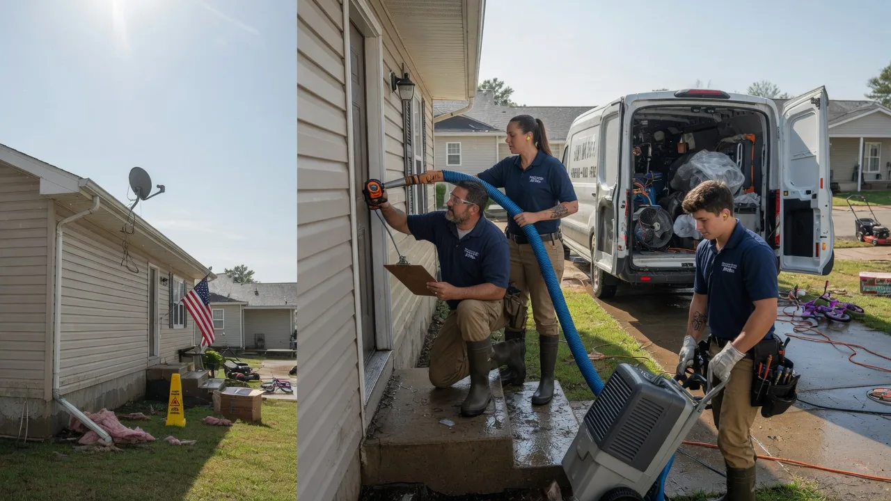 Ceiling Water Damage Restoration in Claytonville, IL near me